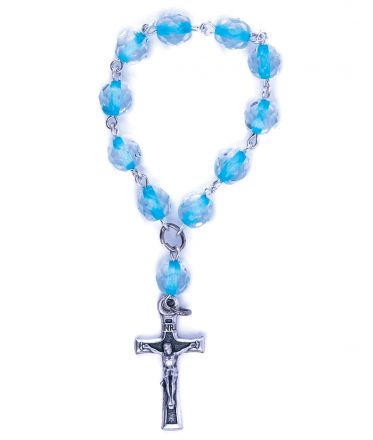 image:Image Růženec desátek, azurově modrý průhledný