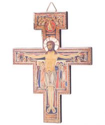 Kříž na zeď,  San Damiano 8 cm image:Image Kříž na zeď,  San Damiano 8 cm