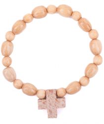 image:Image Náramek desátek dřevěný, světlý