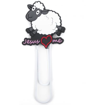 image:Image Záložka do knihy (svorka, ovečka)  růžová