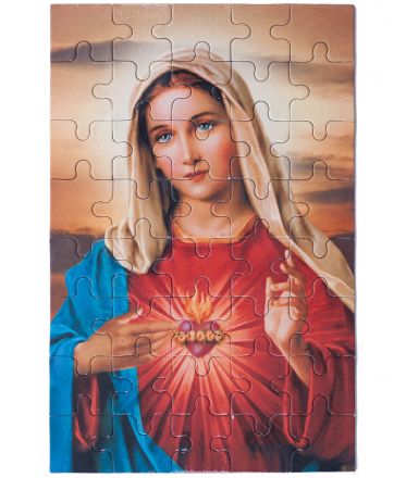 image:Image Puzzle - Neposkvrněné Srdce Panna Marie 20 x 13 cm