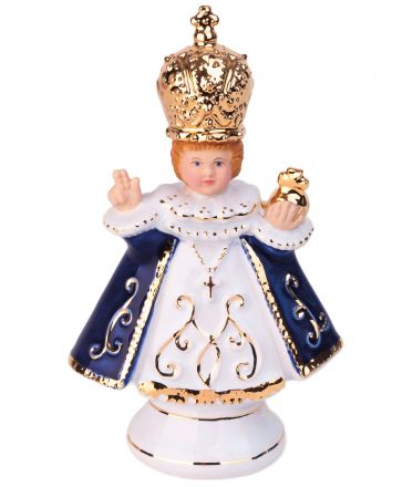 image:Image Pražské Jezulátko 15 cm keramika, modré, L