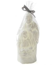 Svíce Svatá rodina 15,5 cm, bílozelenkavá image:Image Svíce Svatá rodina 15,5 cm, bílozelenkavá