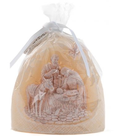 image:Image Svíce reliéf Svatá Rodina + Tři králové, dioda