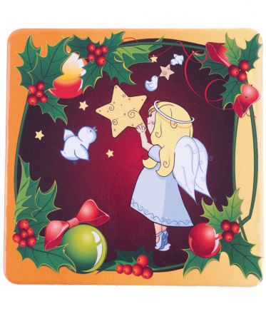 image:Image Podtácek - anděl + cesmína