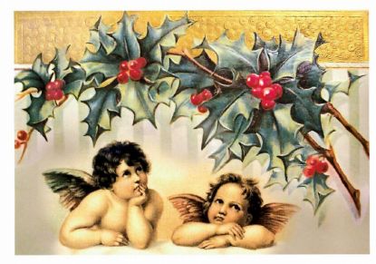 image:Image Dva andělé a cesmína - přání