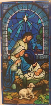 image:Image Vitráž Boží Narození, samolepka