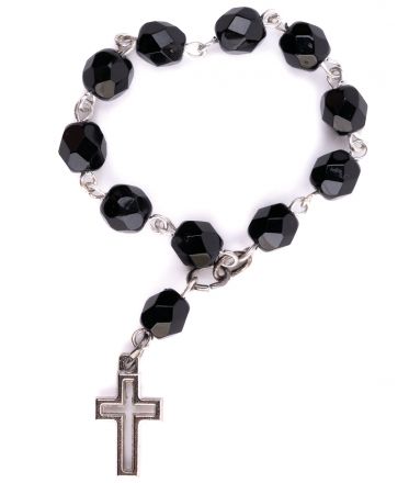 image:Image Růženec desátek, kovově černý