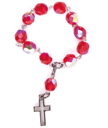 image:Image Růženec desátek,  kovově červený