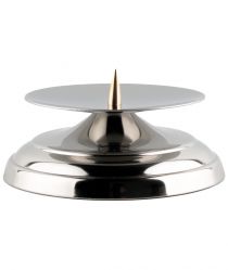 image:Image Svícen moderní nerez 8,5 x 3 cm