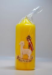 image:Image Svíce velikonoční žlutá - Beránek 12 cm