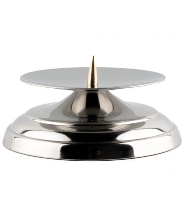 image:Image Svícen moderní nerez 8,5 x 3 cm