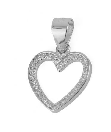 image:Image Srdíčko s bílými zirkony, 10 mm