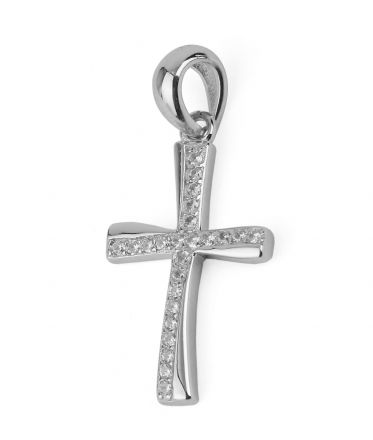 image:Image Křížek s bílými zirkony, 18 mm