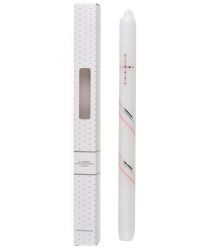 image:Image Křestní svíce se zdobením růžovo-stříbrné barvy