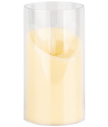 image:Image Svíce LED smetanová v obalu