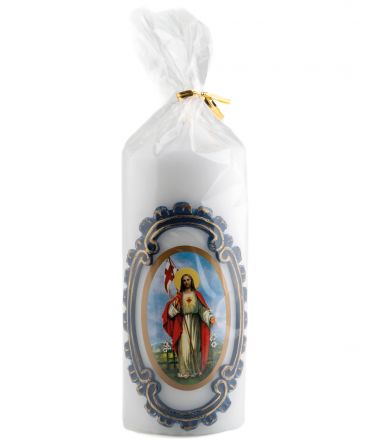 image:Image Svíce velikonoční - Vítězný Kristus Nejsvětější Srdce