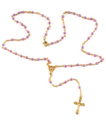 image:Image Růženec v lahvičce, světle fialový