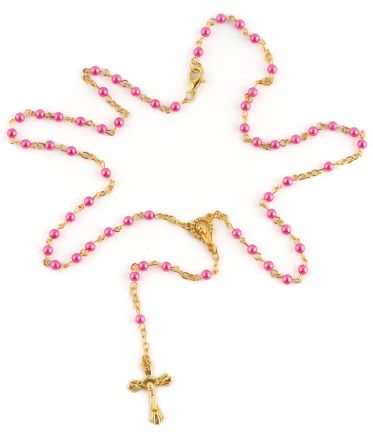 image:Image Růženec v lahvičce, sytě růžový