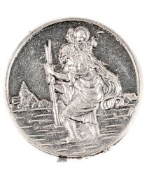 Plaketa sv. Kryštof, kulatá, 4,5 cm image:Image Plaketa sv. Kryštof, kulatá, 4,5 cm