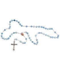 Růženec, srdce modré s kovovým leskem image:Image Růženec, srdce modré s kovovým leskem