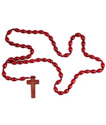 image:Image Růženec dřevěný, vínový