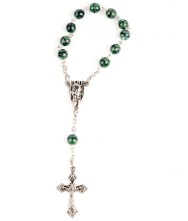 image:Image Růženec desátek,  zelenočerně žíhaný, sv. Kryštof
