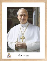 image:Image Portrét papeže Lva XIV. v rámečku A3