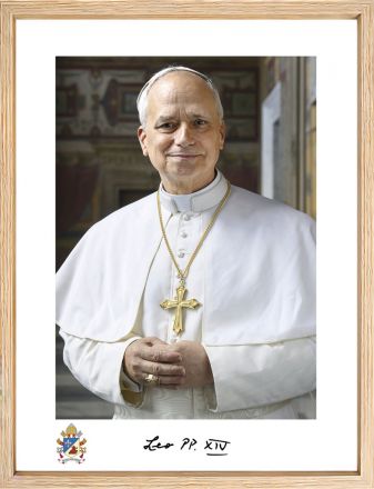 image:Image Portrét papeže Lva XIV. v rámečku A3