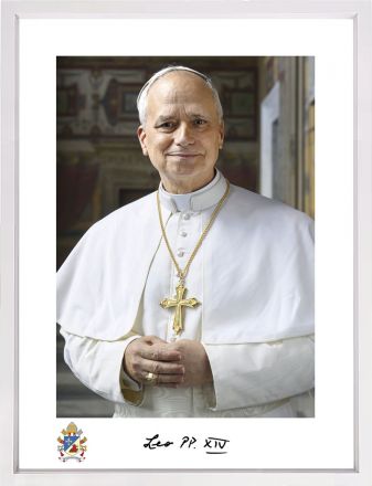 image:Image Portrét papeže Lva XIV. v rámečku A3