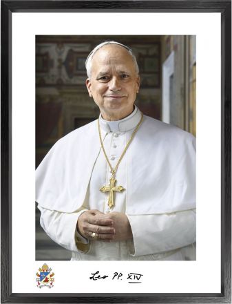 image:Image Portrét papeže Lva XIV. v rámečku A3