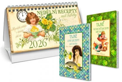 image:Image Nedělní recepty naší babičky 2026 + Tajné rybí recepty + Tajné houbové recepty