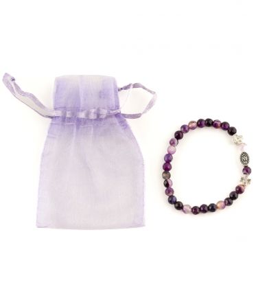 image:Image Náramek broušené korálky, fialový