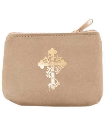 image:Image Pouzdro na růženec béžové