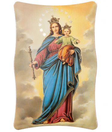 image:Image Ikona Panna Maria Pomocnice křesťanů na zavěšení 11 x 7 cm