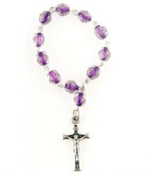 Růženec desátek, fialový průhledný image:Image Růženec desátek, fialový průhledný