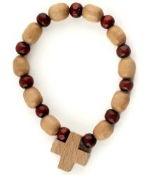 Náramek desátek, dřevěný, přírodní image:Image Náramek desátek, dřevěný, přírodní