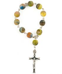 Náramek desátek, achát matný image:Image Náramek desátek, achát matný