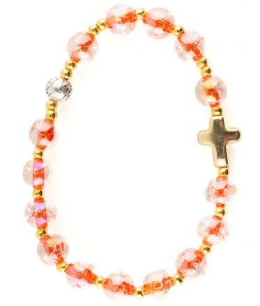 image:Image Náramek desátek, průhledný s červeným středem