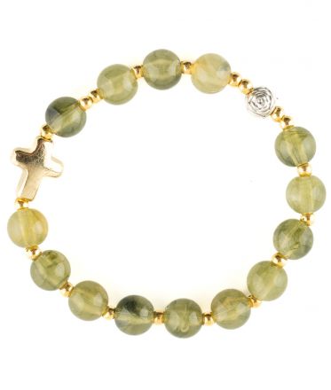 image:Image Náramek desátek, zelený žíhaný