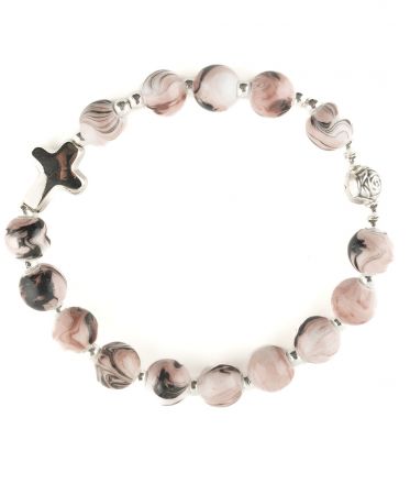 image:Image Náramek desátek,  starorůžový žíhaný