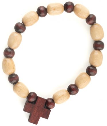 image:Image Náramek desátek, dřevěný, přírodní