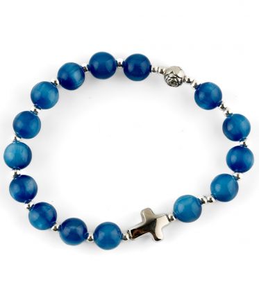 image:Image Náramek desátek, modrý kámen