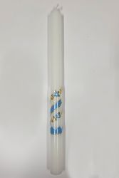 Svíce křestní, květinka, modrá image:Image Svíce křestní, květinka, modrá