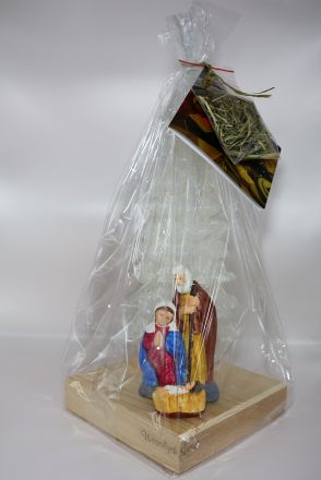 image:Image Svíce stromek se Svatou rodinou, dioda, 30 cm