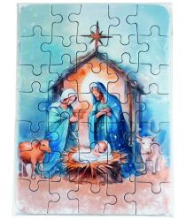 image:Image Puzzle - Narození Ježíška 16x11,5cm