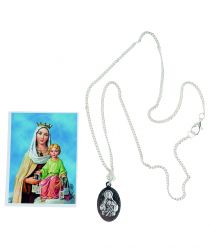 image:Image Medailka Panna Maria Škapulířová na řetízku, s obrázkem, 2 cm