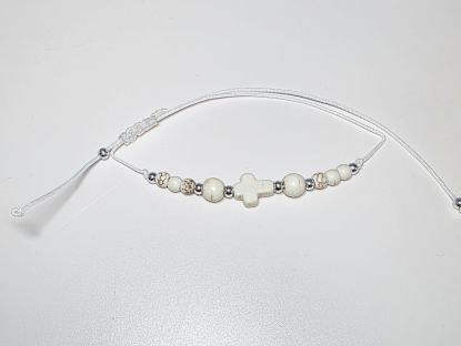 image:Image Náramek šňůrka, bílý