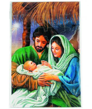 image:Image Puzzle - Svatá Rodina v chýši 13x20cm