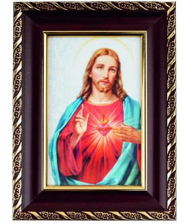 image:Image Nejsvětější Srdce Ježíšovo v rámečku